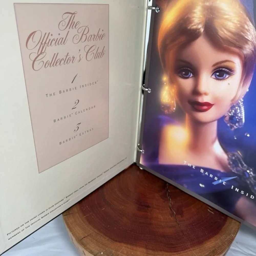 Official Barbie Collectors Club 2000 Binder Insider Newsletter Calendar Mattel